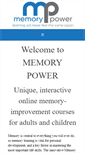 Mobile Screenshot of memorypower.org
